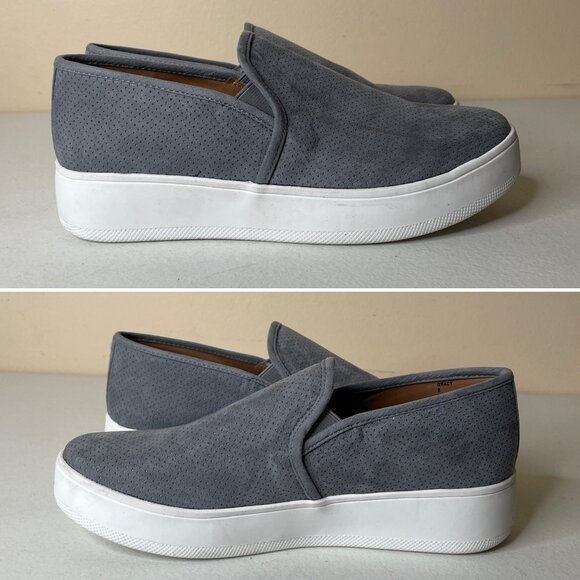 Steve Madden Gracy Gray Slip On Loafer Sneakers Size 8 - Picture 3 of 16